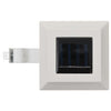 Valkoinen ulkoaurinkokennovalaisin Marinta 12cm (12 kpl led neliö)