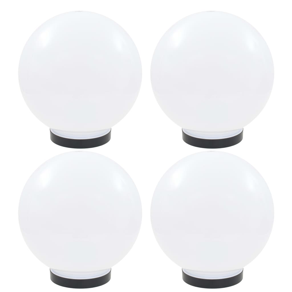 Led-pallovalaisimet Parmina 25cm (4 kpl akryyli)