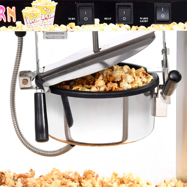 Popcornlaite teflon-kattilalla Evelyne 1400 W