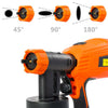 Sähköinen maaliruiskupistooli 3 suuttimella 500 W 800 ml