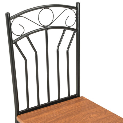 Ruskea ruokapöydän tuolit Iliada (6 kpl mdf)