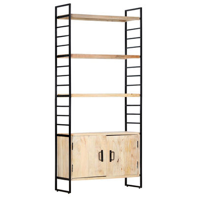 Kirjahylly Iubinca 80x30x180cm (4 tasoa mangopuu)