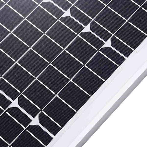 Aurinkopaneeli 50 W yksikiteinen alumiini ja turvalasi