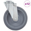 Rullapyörät pultinrei´illä 12 kpl 125 mm