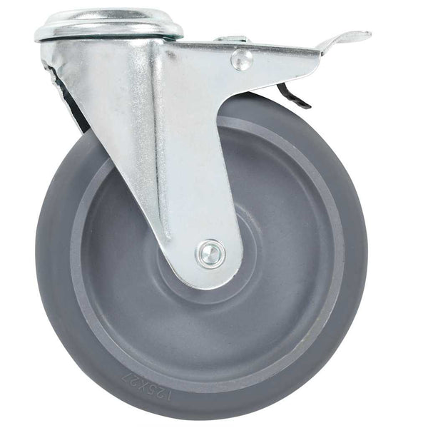 Rullapyörät pultinrei´illä 12 kpl 125 mm