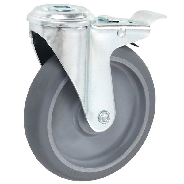 Rullapyörät pultinrei´illä 32 kpl 125 mm