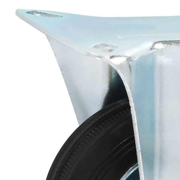 24 kpl kiinteät pyörät 100 mm