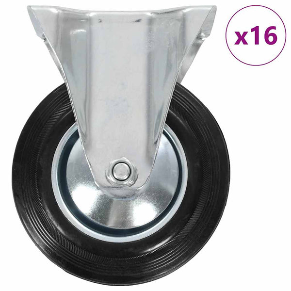 16 kpl kiinteät pyörät 160 mm