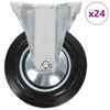 Rullapyörät kiinteät 24 kpl 160 mm