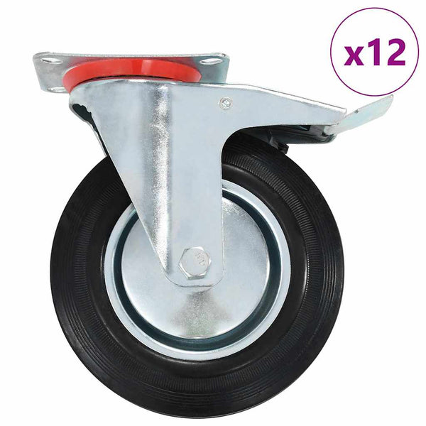 Rullapyörät 12 kpl 200 mm