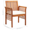 Ulkoruokatuoli tyynyllä Marincuta (akasiapuu)