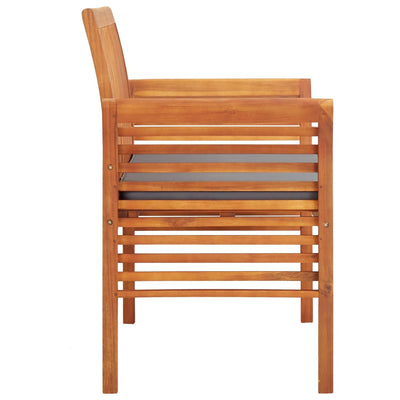 Puutarhapenkki Toriano 120cm (2-istuttava, tyynyllä, akasiapuu)