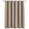 Pimennysverho metallirenkailla beige 290x245 cm