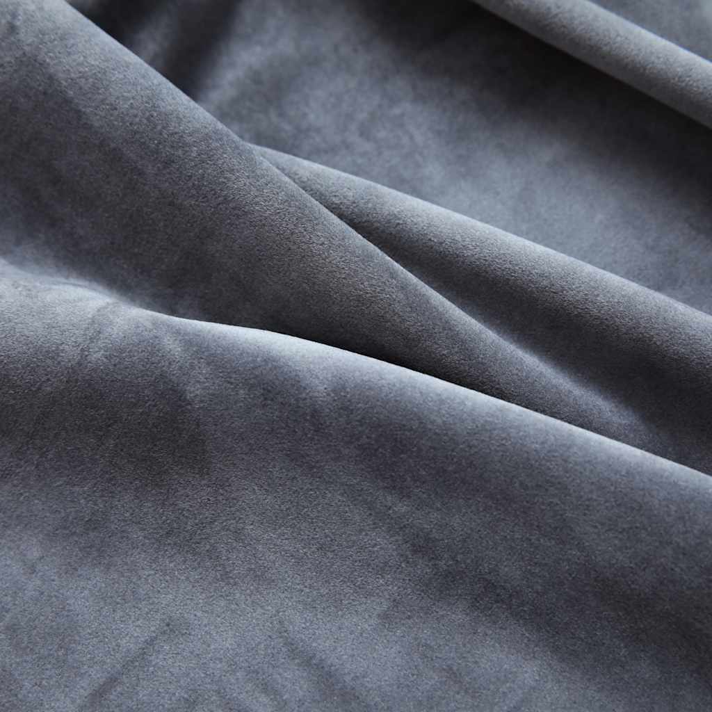 Antrasiitti pimennysverhot renkailla Baila 140x245cm (2 kpl)