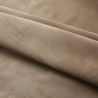 Beige pimennysverhot koukuilla Mihaluta 140x225cm (2 kpl)