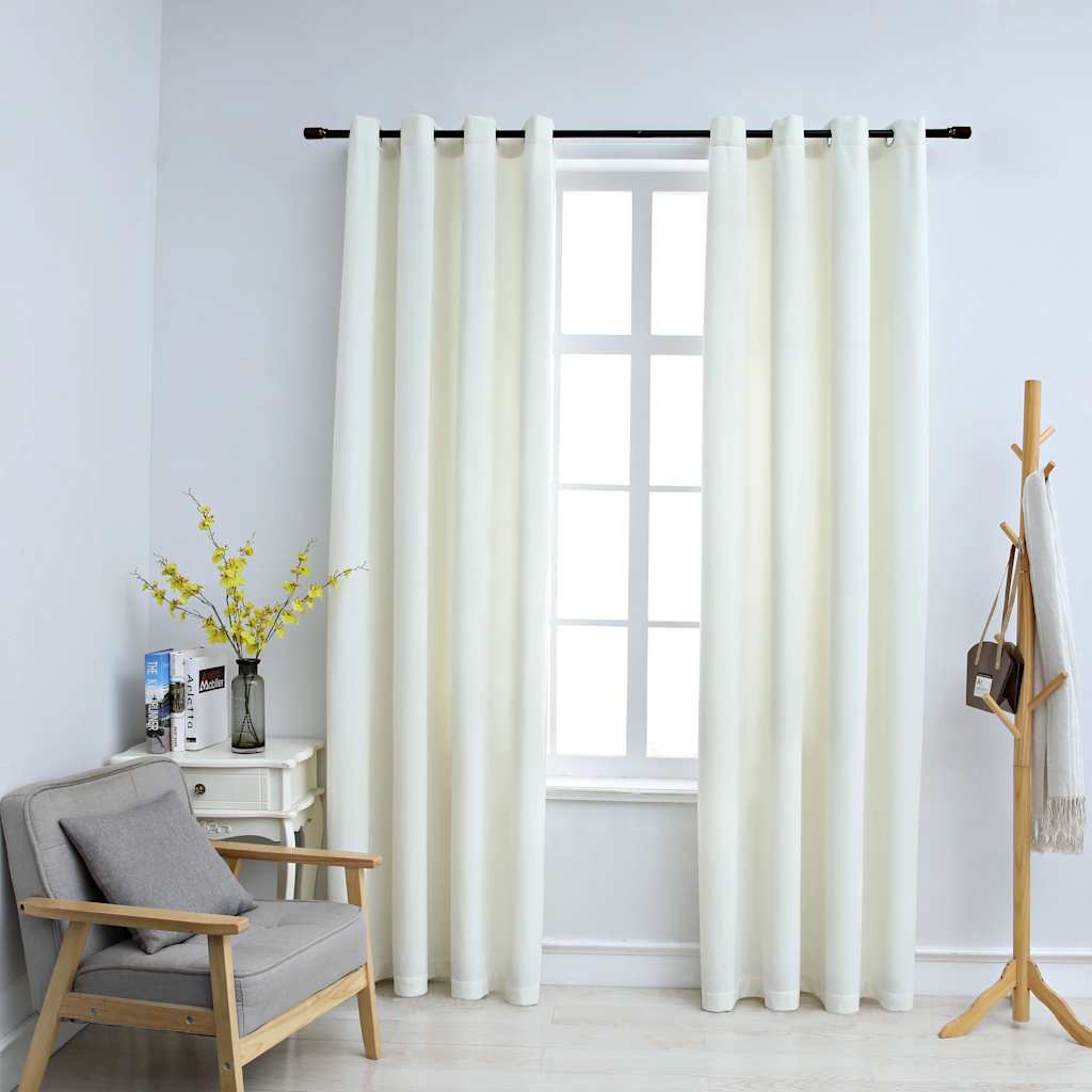Kerma pimennysverhot renkailla Baila 140x175cm (2 kpl)