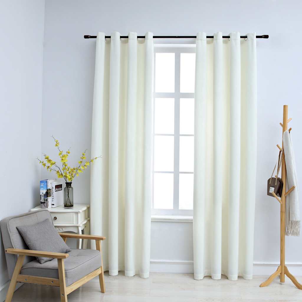 Kerma pimennysverhot renkailla Baila 140x225cm (2 kpl)