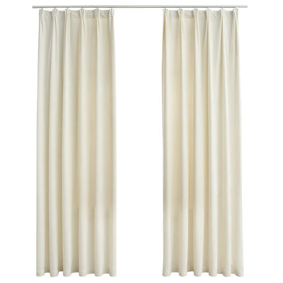 Kerma pimennysverhot koukuilla Mihaluta 140x225cm (2 kpl)