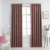 Pimennysverhot koukuilla 2 kpl sametti pinkki 140x175 cm