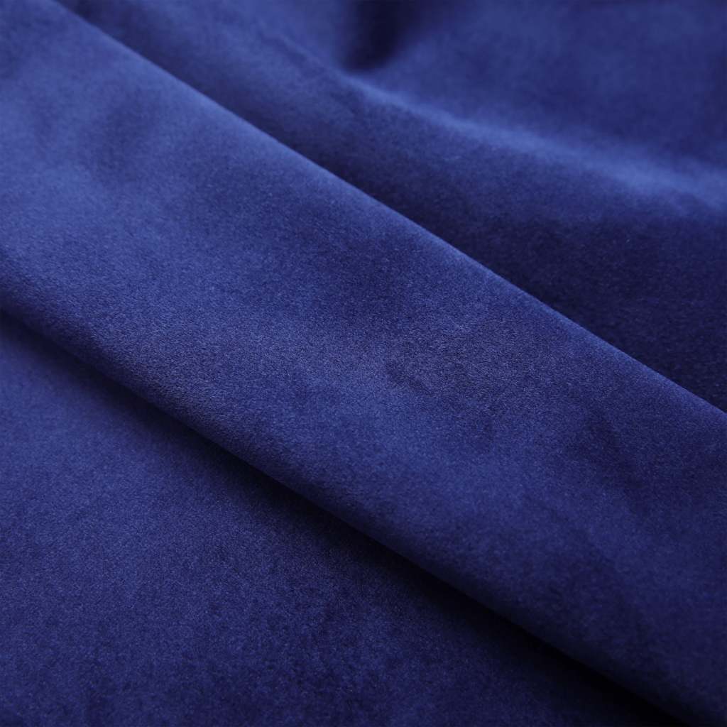 Tummansininen pimennysverhot renkailla Baila 140x175cm (2 kpl)