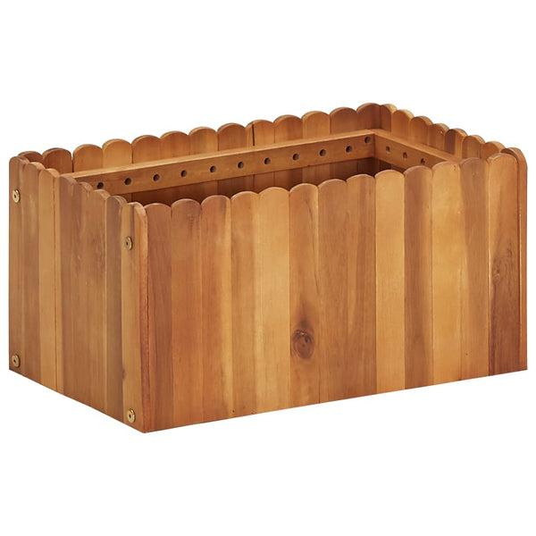 Puutarhan korotettu kukkalaatikko Enyed 50x30x25cm (akaasiapuu)