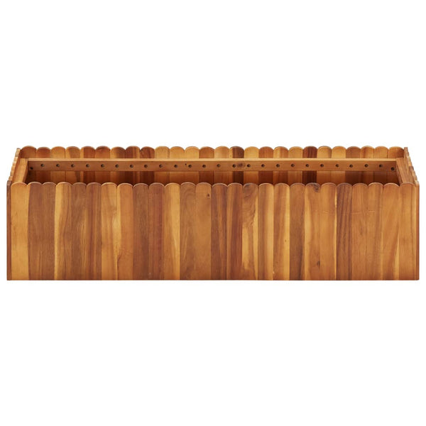 Puutarhan korotettu kukkalaatikko Enyed 100x30x25cm (akaasiapuu)