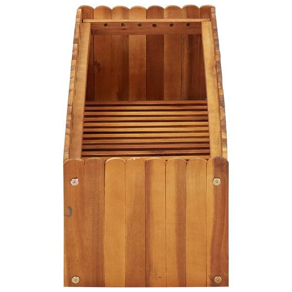 Puutarhan korotettu kukkalaatikko Enyed 100x30x25cm (akaasiapuu)