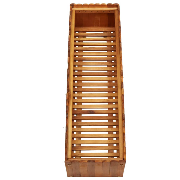 Puutarhan korotettu kukkalaatikko Enyed 100x30x25cm (akaasiapuu)