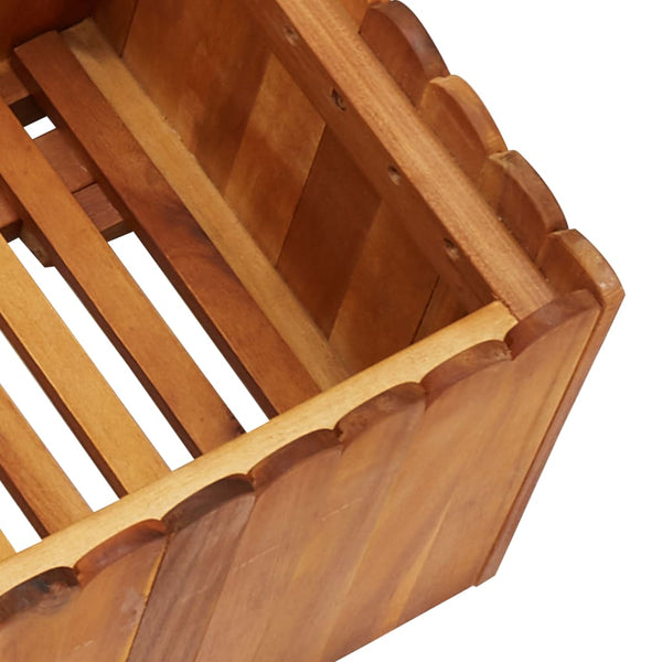 Puutarhan korotettu kukkalaatikko Enyed 100x30x25cm (akaasiapuu)