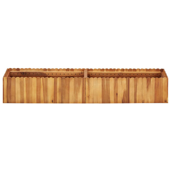 Puutarhan korotettu kukkalaatikko Enyed 150x30x25cm (akaasiapuu)