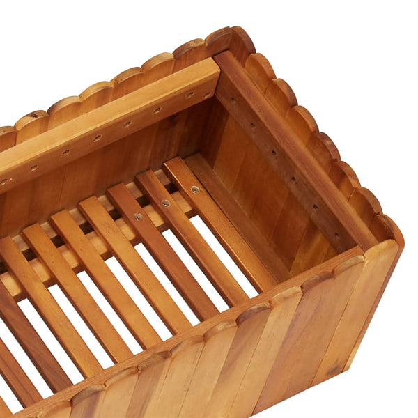 Puutarhan korotettu kukkalaatikko Enyed 150x30x25cm (akaasiapuu)