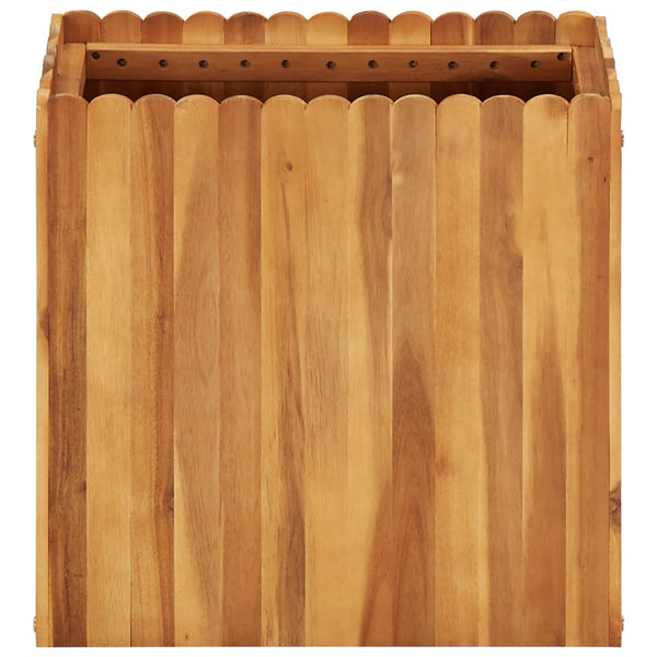 Puutarhan korotettu kukkalaatikko Enyed 50x30x50cm (akaasiapuu)