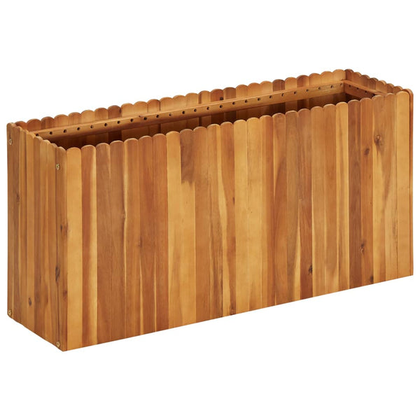 Puutarhan korotettu kukkalaatikko Enyed 100x30x50cm (akaasiapuu)