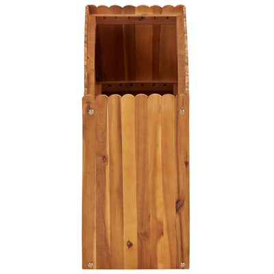 Puutarhan korotettu kukkalaatikko 100x30x50cm täysi akaasiapuu