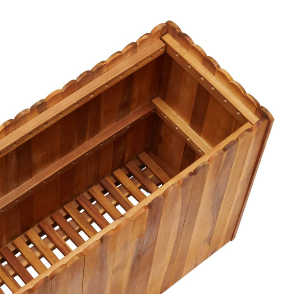 Puutarhan korotettu kukkalaatikko Enyed 100x30x50cm (akaasiapuu)