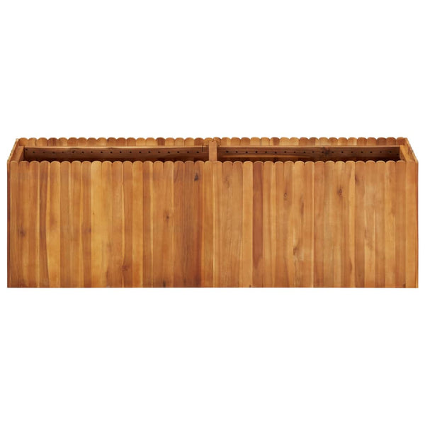 Puutarhan korotettu kukkalaatikko Enyed 150x30x50cm (akaasiapuu)