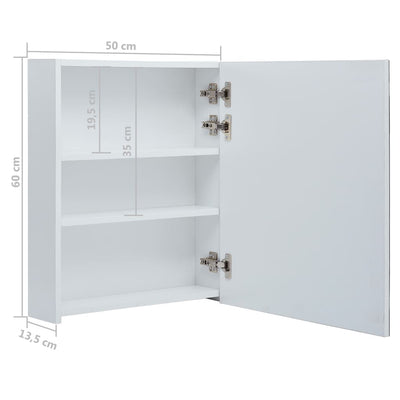 LED kylpyhuoneen peilikaappi 50x13,5x60 cm