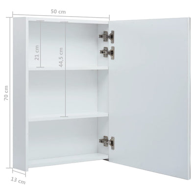 LED kylpyhuoneen peilikaappi 50x13x70 cm