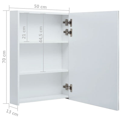 LED kylpyhuoneen peilikaappi 50x13x70 cm