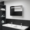 LED kylpyhuoneen peilikaappi 80x9,5x55 cm