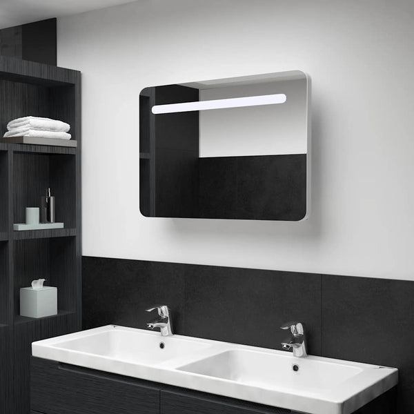 LED kylpyhuoneen peilikaappi 80x9,5x55 cm