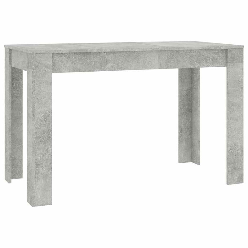 Betoninharmaa ruokapöytä Levon 120x60x76cm (puinen)