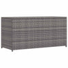 Harmaa puutarhan säilytyslaatikko Gioga 120x50x60cm (polyrottinki)