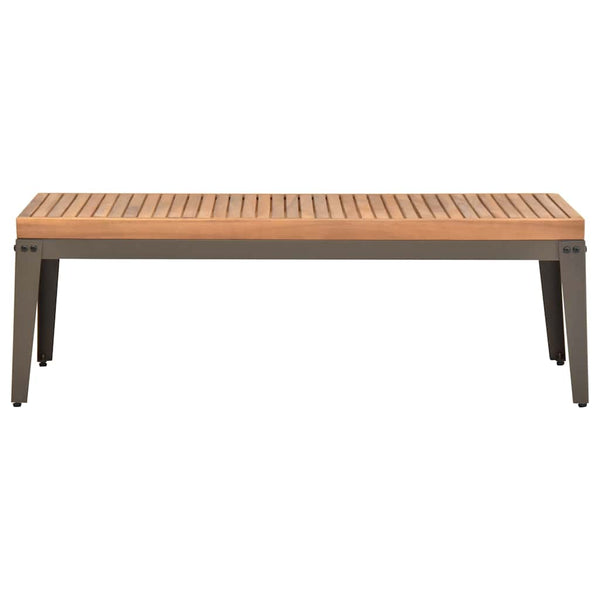 Puutarhan sohvapöytä 110x55x36 cm täysi akaasiapuu