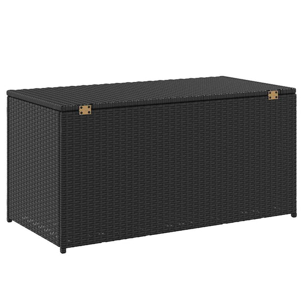 Musta puutarhan säilytyslaatikko Dulcineia 100x50x50cm