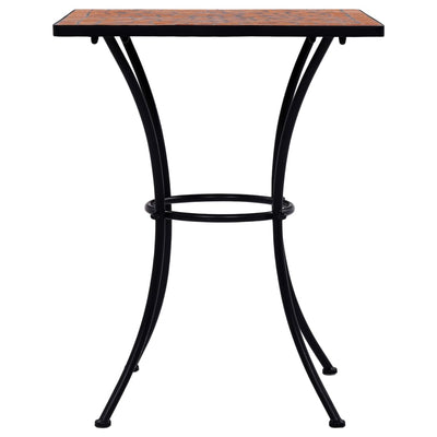 Mosaiikkibistropöytä terrakotta 60 cm keramiikka