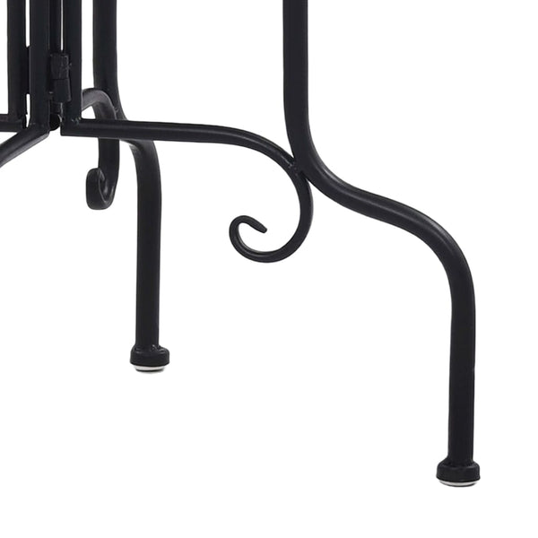 Terrakotta ja valkoinen mosaiikkisivupöytä Maricula (keramiikka)