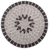 Mosaiikkibistropöytä harmaa 60 cm keramiikka