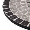 Mosaiikkibistropöytä harmaa 60 cm keramiikka