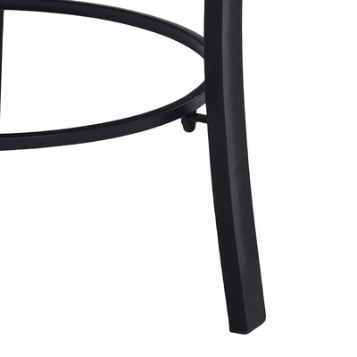 Musta ja valkoinen mosaiikkitulisija Titorel 68cm (keramiikka)